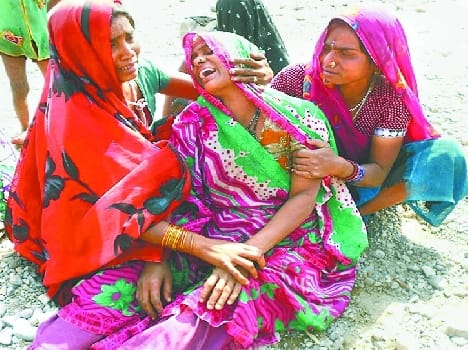 In Kosi dumper collision child deaths